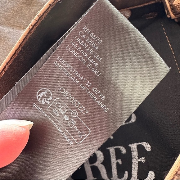 NWOT We The Free Brown Wide Leg Jeans - Picture 12 of 12